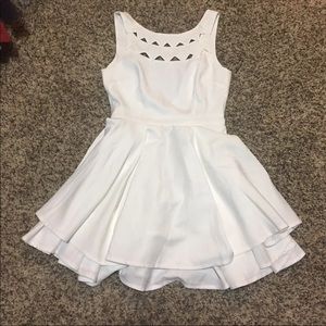 White cutout lulus dress